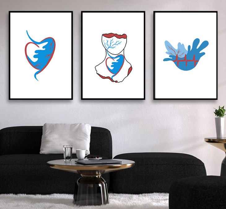 wateraid art on wall